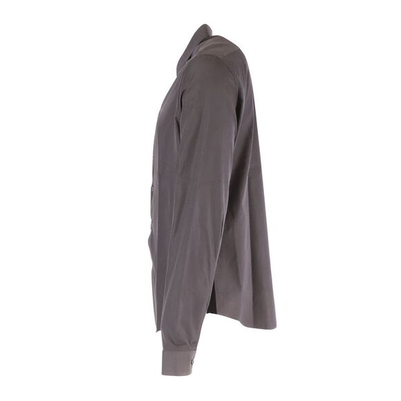 Balenciaga Long Sleeve Shirt in Black Cotton